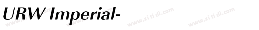 URW Imperial字体转换 URW Imperial字体转换
